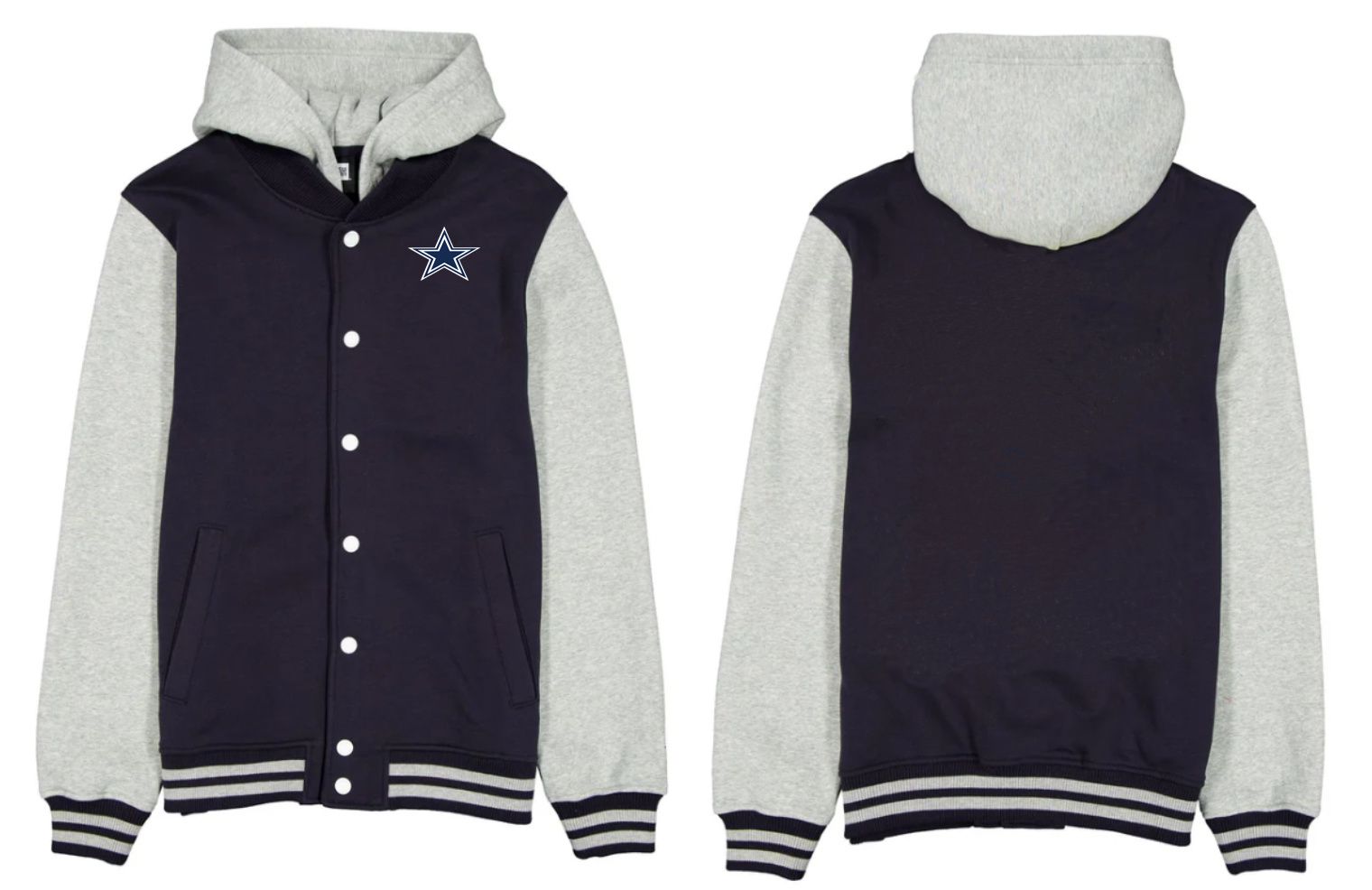 Men 2026 NFL Dallas Cowboys  jacket hoodie black 01->jacksonville jaguars->NFL Jersey